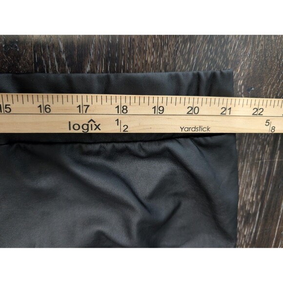 Torrid Pants Womens 4X Black Faux Leather Quilted Moto Biker High Rise Stretch - Picture 5 of 6